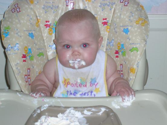 [This ice-cream cake is yummy!]