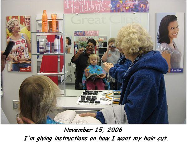 [I got my first haircut!]