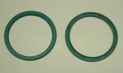 [New steering stem seals from Metric Seals.]